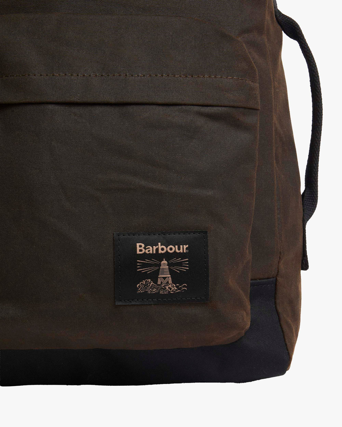 Barbour Heritage Field Waxed Backpack - Olive / Black