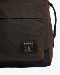 Barbour Heritage Field Waxed Backpack - Olive / Black
