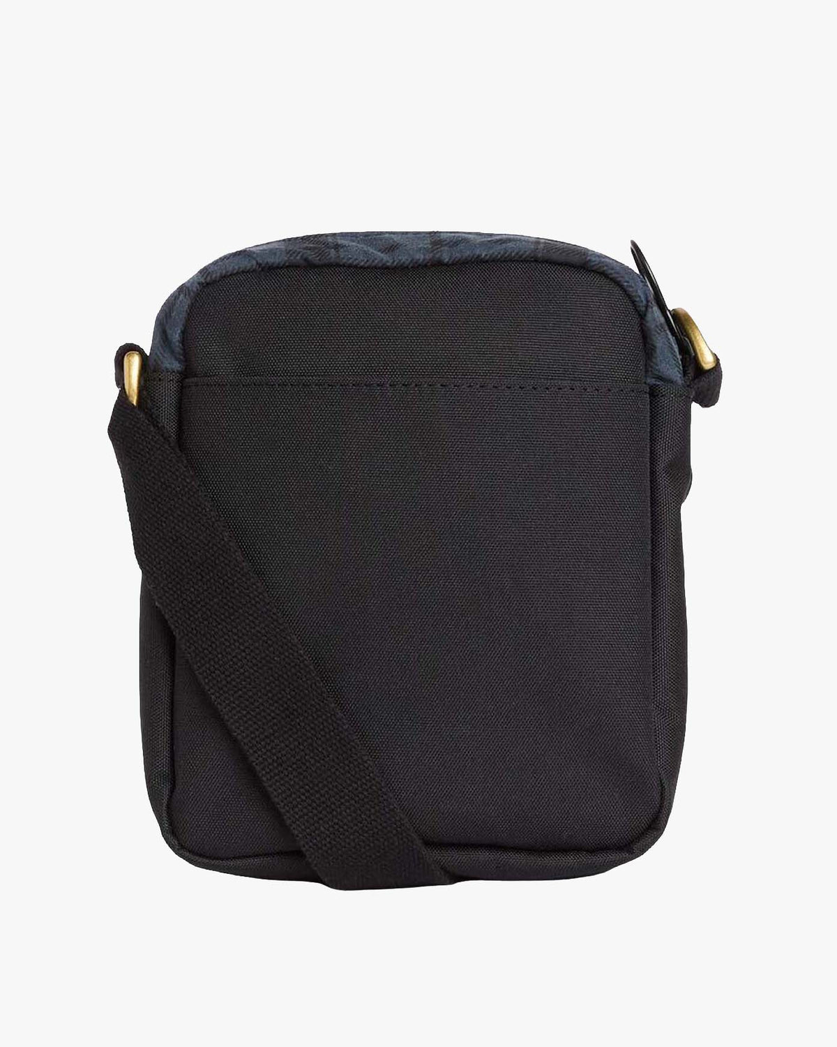 Barbour Heritage Field Waxed Crossbody Bag - Navy Tartan | Barbour Bags | Jeanstore