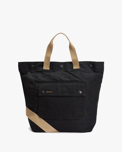 Barbour Heritage Transport 3-Way Tote Bag - Black / Modern Tartan