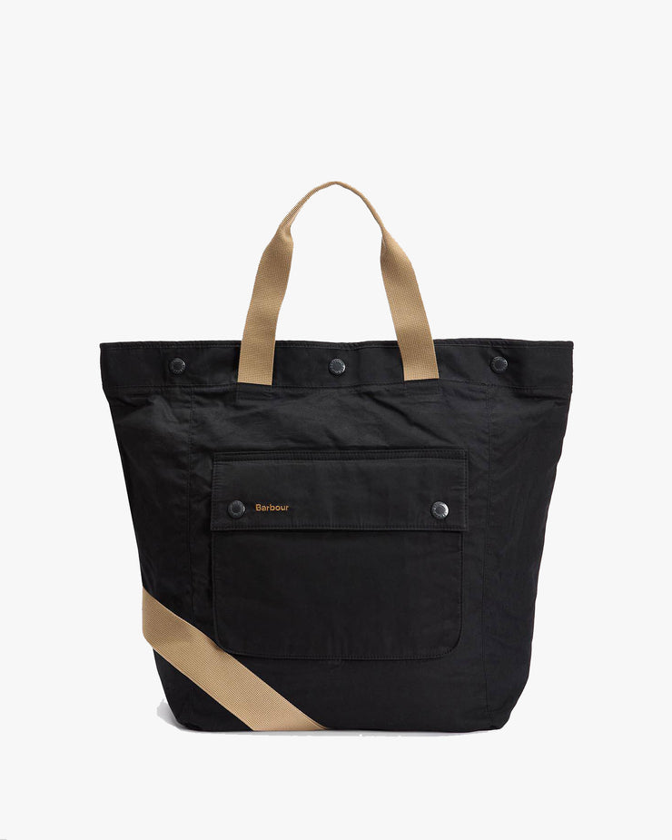 Barbour Heritage Transport 3-Way Tote Bag - Black / Modern Tartan