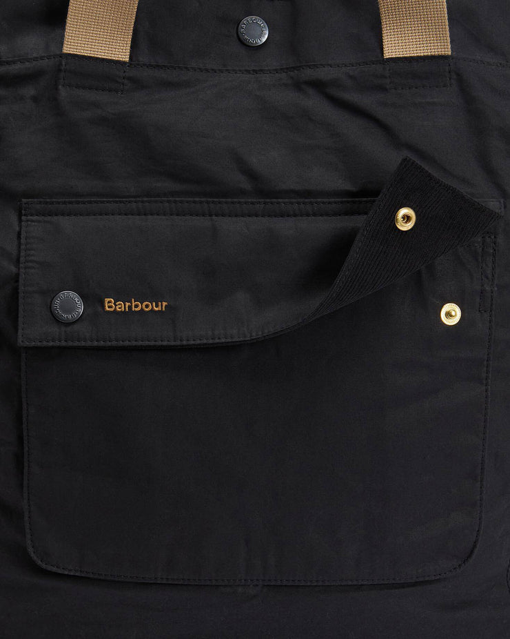 Barbour Heritage Transport 3-Way Tote Bag - Black / Modern Tartan