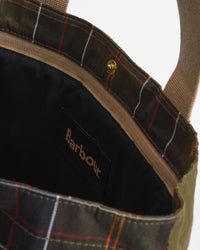 Barbour Heritage Transport Patchwork Tote Bag - Dusky Green