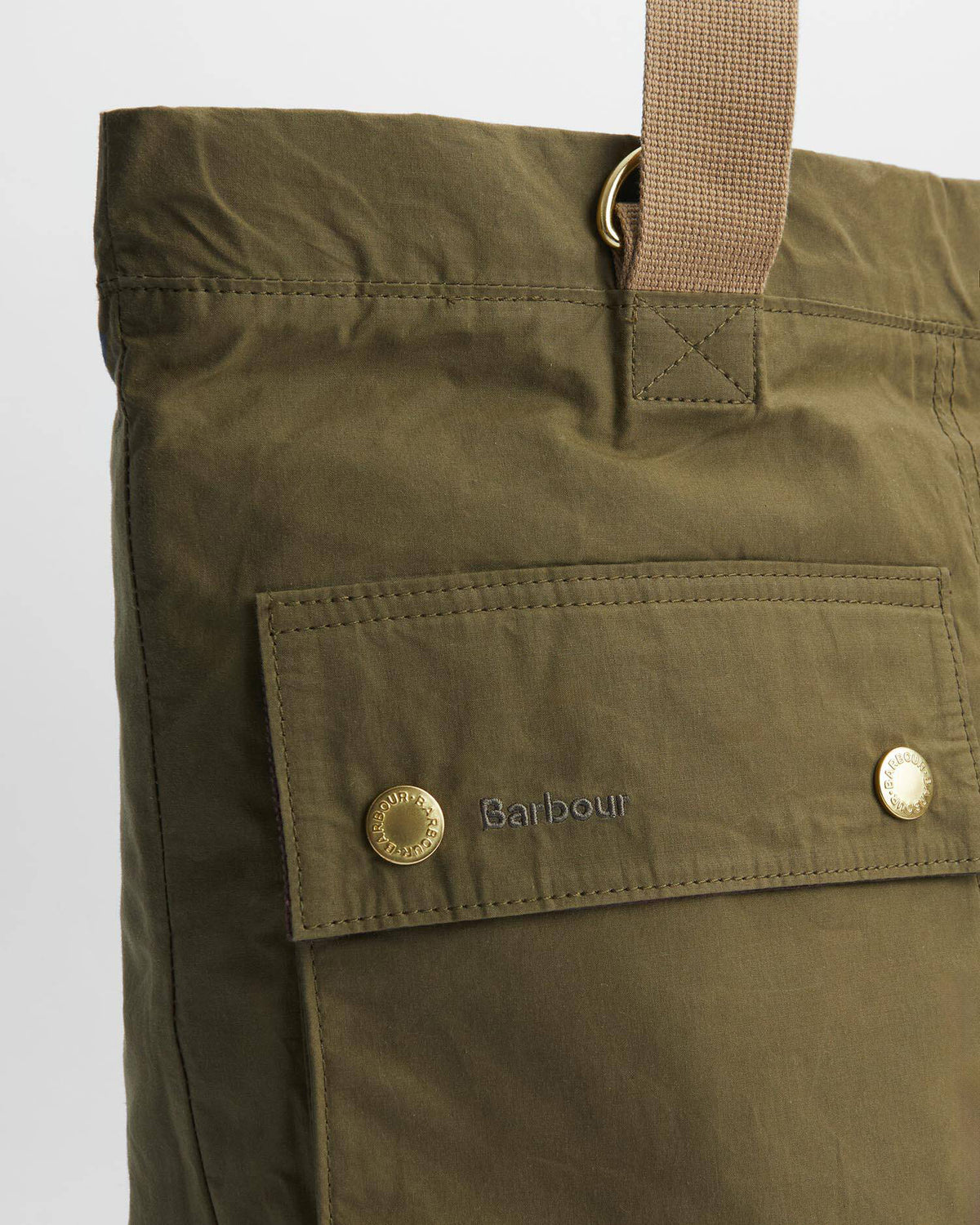 Barbour Heritage Transport Carry-All Tote Bag - Dusky Green