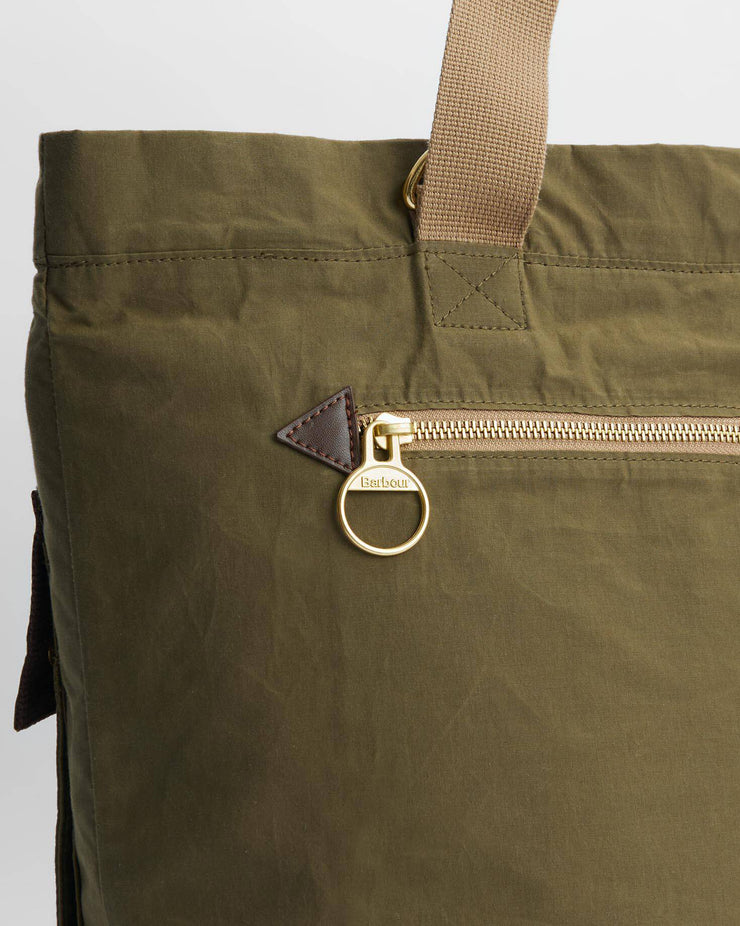 Barbour Heritage Transport Carry-All Tote Bag - Dusky Green