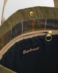 Barbour Heritage Transport Carry-All Tote Bag - Dusky Green
