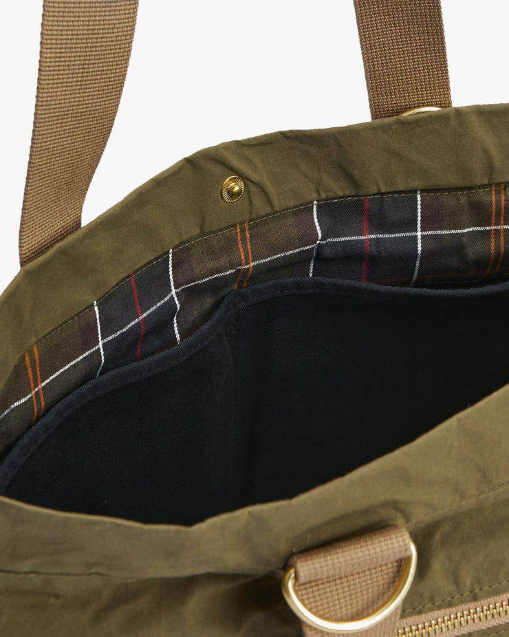 Barbour Heritage Transport Carry-All Tote Bag - Dusky Green