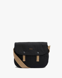 Barbour Heritage Transport Riever Crossbody Bag - Black / Modern Tartan