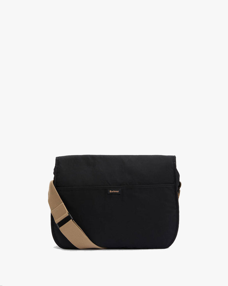 Barbour Heritage Transport Riever Crossbody Bag - Black / Modern Tartan