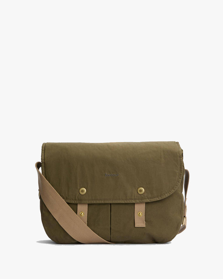 Barbour Heritage Transport Riever Crossbody Bag - Dusky Green