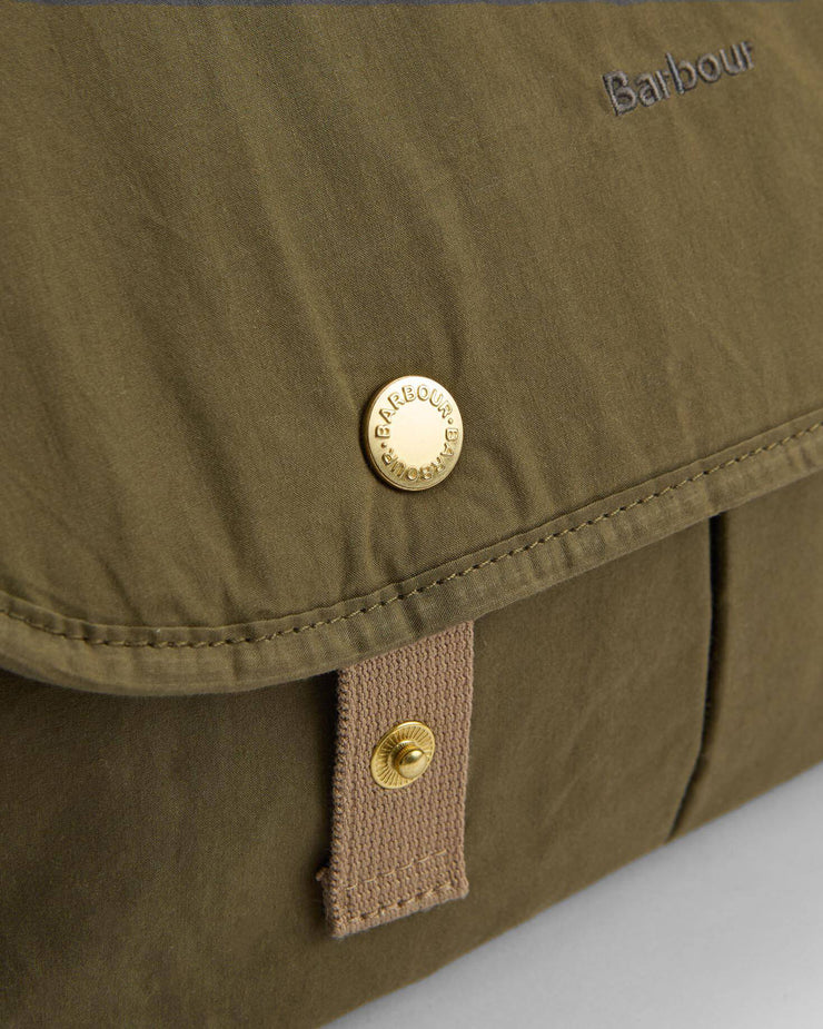 Barbour Heritage Transport Riever Crossbody Bag - Dusky Green