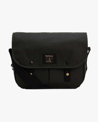 Barbour Heritage Field Waxed Riever Crossbody Bag - Sage | Barbour Bags | Jeanstore