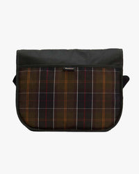 Barbour Heritage Field Waxed Riever Crossbody Bag - Sage | Barbour Bags | Jeanstore