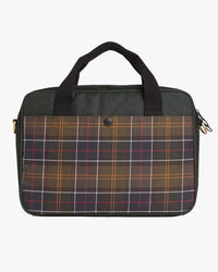 Barbour Heritage Field Waxed Laptop Bag - Sage