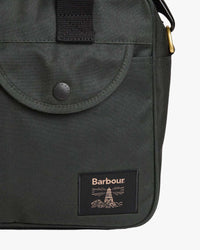 Barbour Heritage Field Waxed Laptop Bag - Sage
