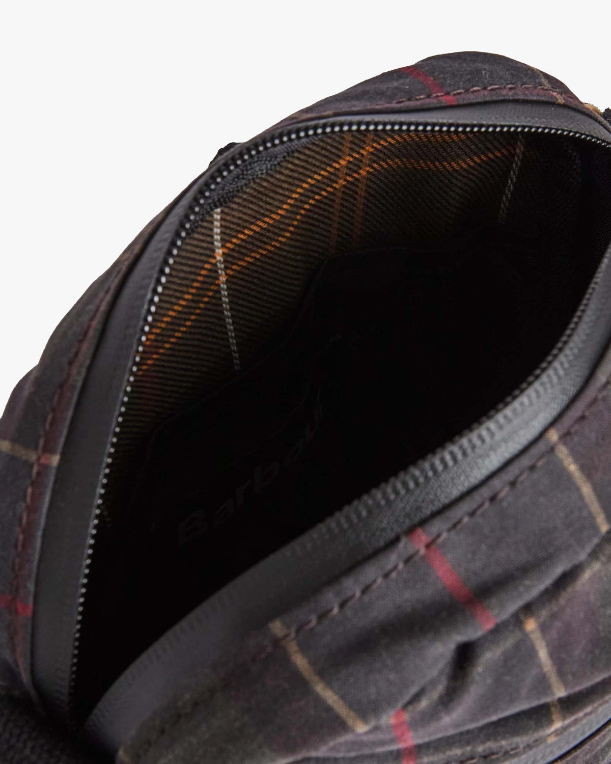Barbour Heritage Field Waxed Crossbody Bag - Dark Classic Tartan