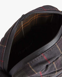 Barbour Heritage Field Waxed Crossbody Bag - Dark Classic Tartan