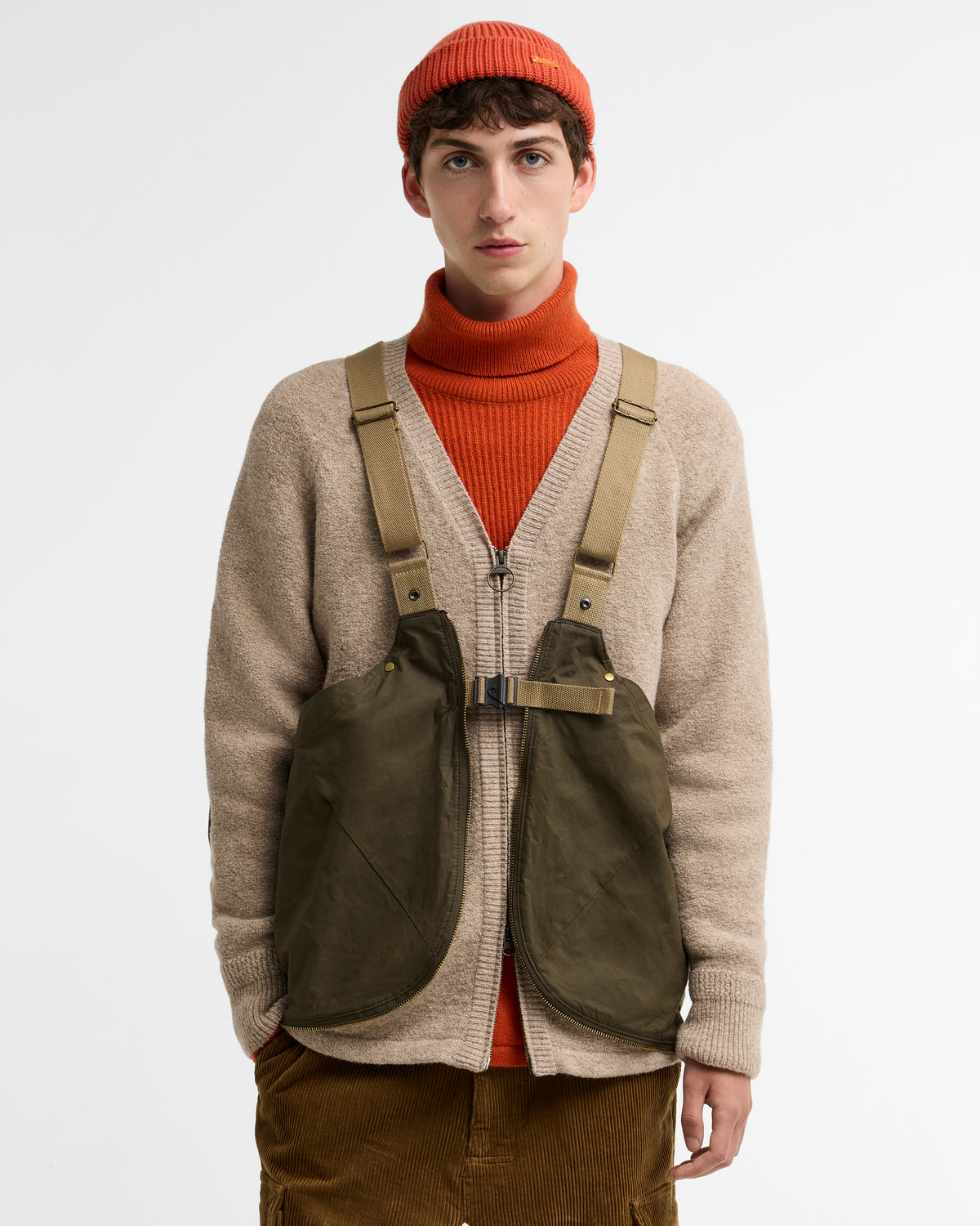 Barbour x Norbit Bag Vest - Khaki Brown