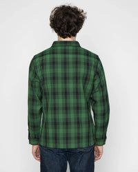 Unbranded UBS430 14oz Ultra Heavyweight Flannel Work Shirt - Green | The Unbranded Brand Shirts | JEANSTORE