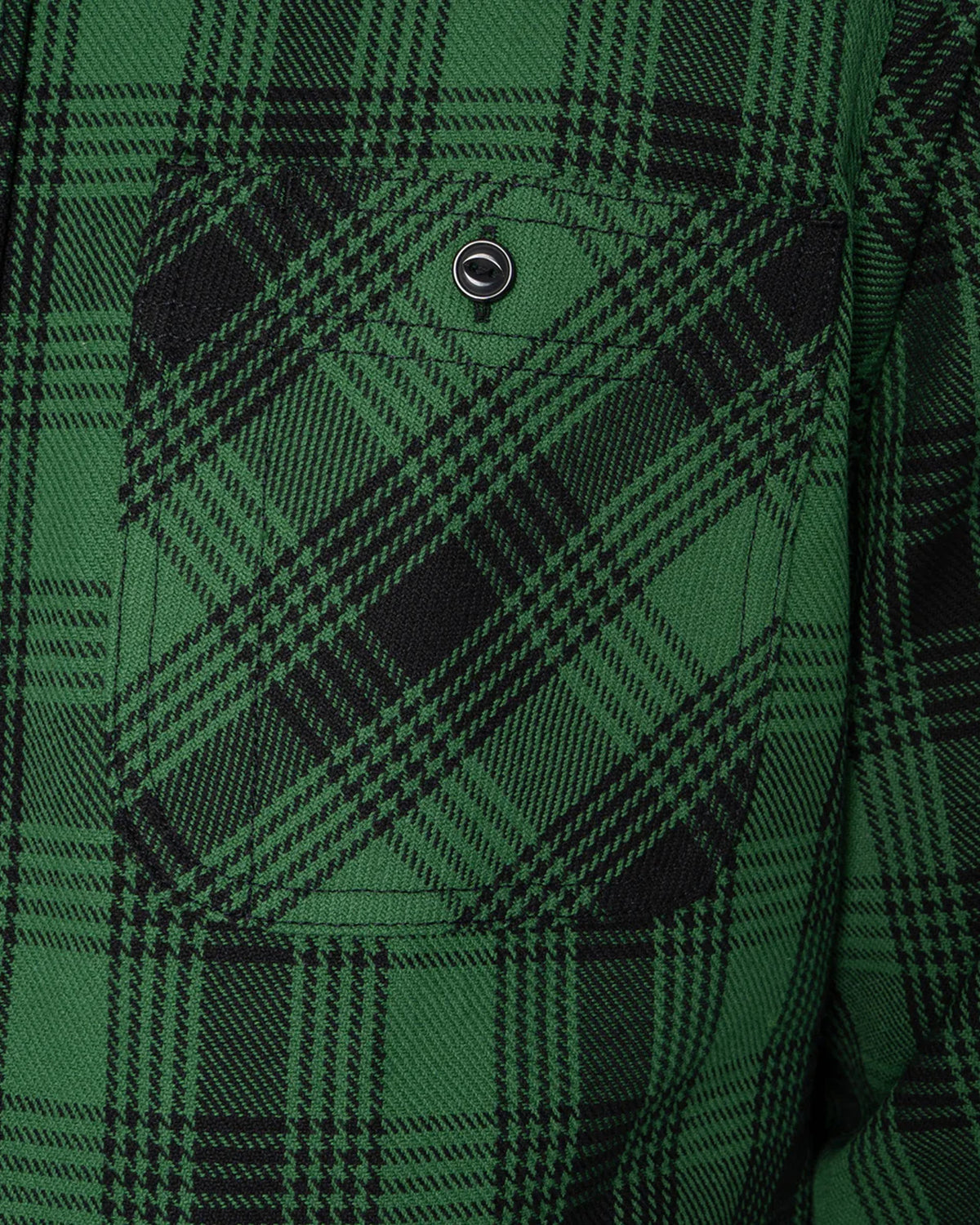 Unbranded UBS430 14oz Ultra Heavyweight Flannel Work Shirt - Green | The Unbranded Brand Shirts | JEANSTORE