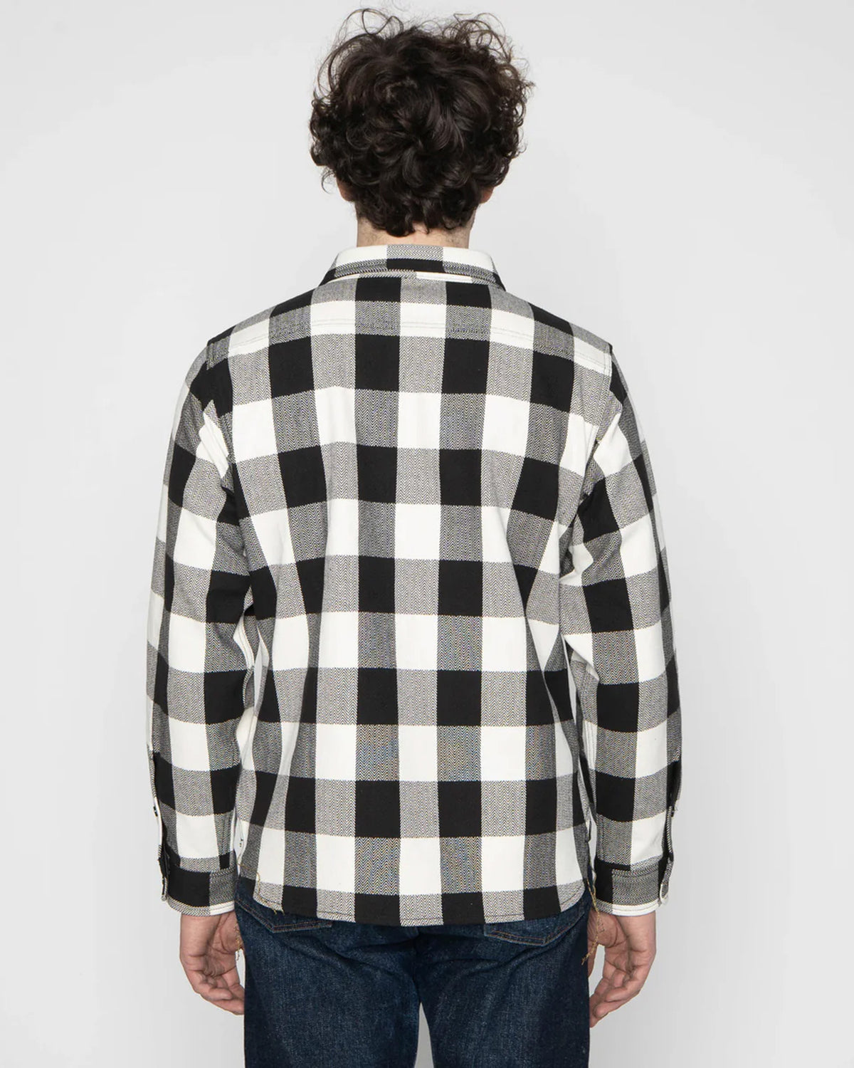 Unbranded UBS431 13oz Ultra Heavyweight Flannel Work Shirt - Ecru