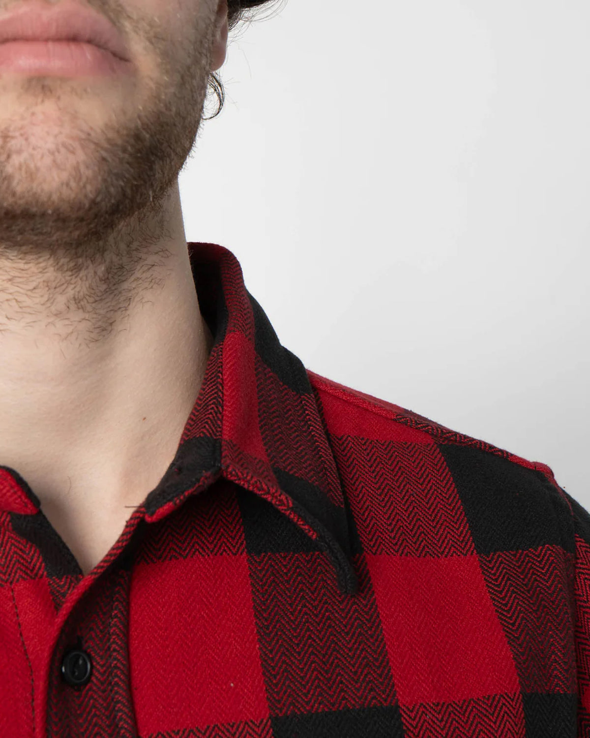 Unbranded UBS432 14oz Ultra Heavyweight Flannel Work Shirt - Red