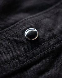 Unbranded UBS433 12oz Selvedge Work Shirt - Solid Black | The Unbranded Brand Shirts | JEANSTORE