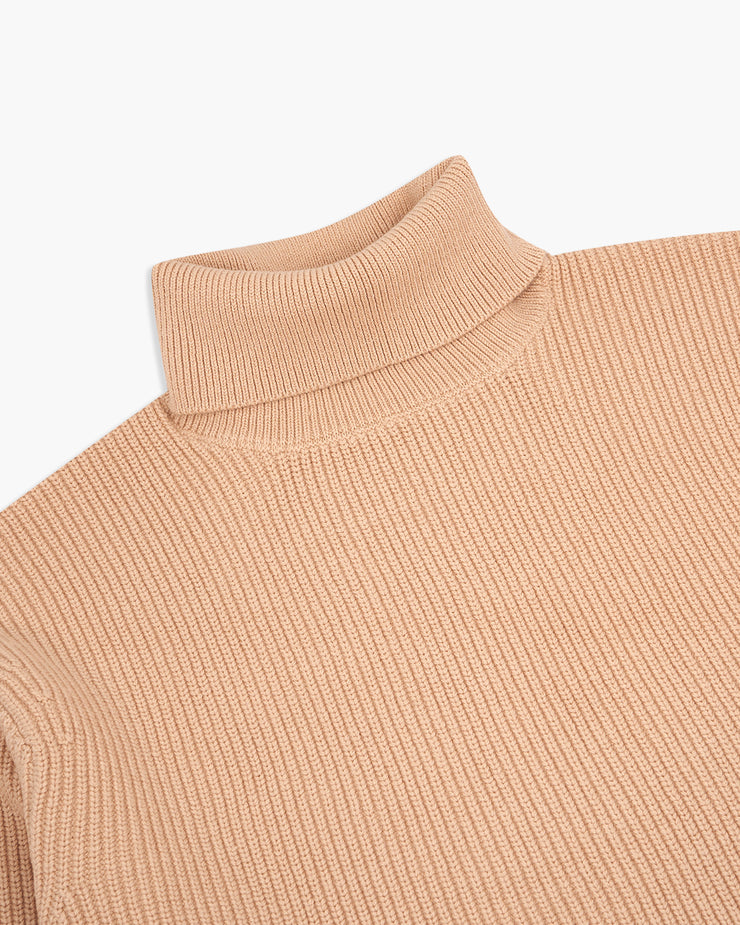 Replay Sartoriale Turtleneck Knitted Sweater - Sand