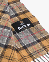 Barbour Heritage Tartan Lambswool Scarf - Dark Dress Tartan