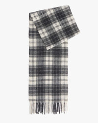Barbour Heritage Tartan Lambswool Scarf - Monochrome Tartan