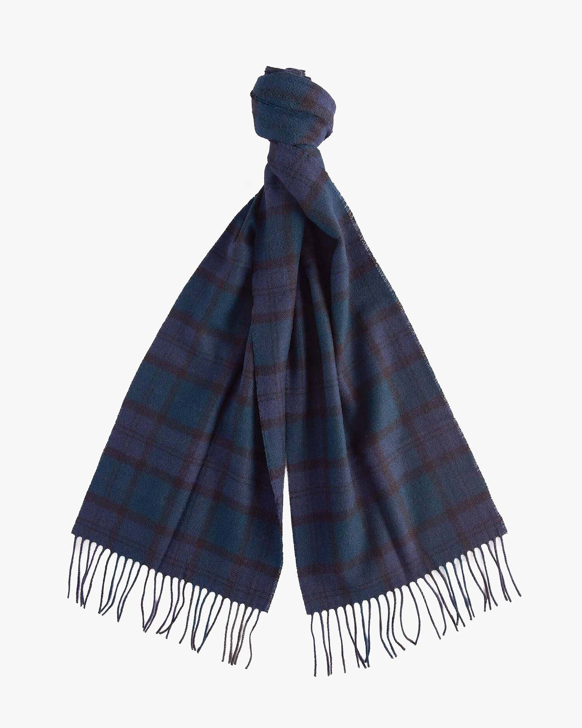Barbour Heritage Tartan Lambswool Scarf - Black Watch Tartan