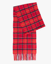Barbour Heritage Tartan Lambswool Scarf - Cardinal Tartan