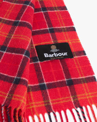 Barbour Heritage Tartan Lambswool Scarf - Cardinal Tartan