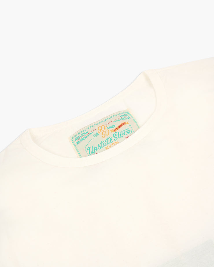 Upstate Stock 50/50 Upcycled Cotton Classic Tee - White