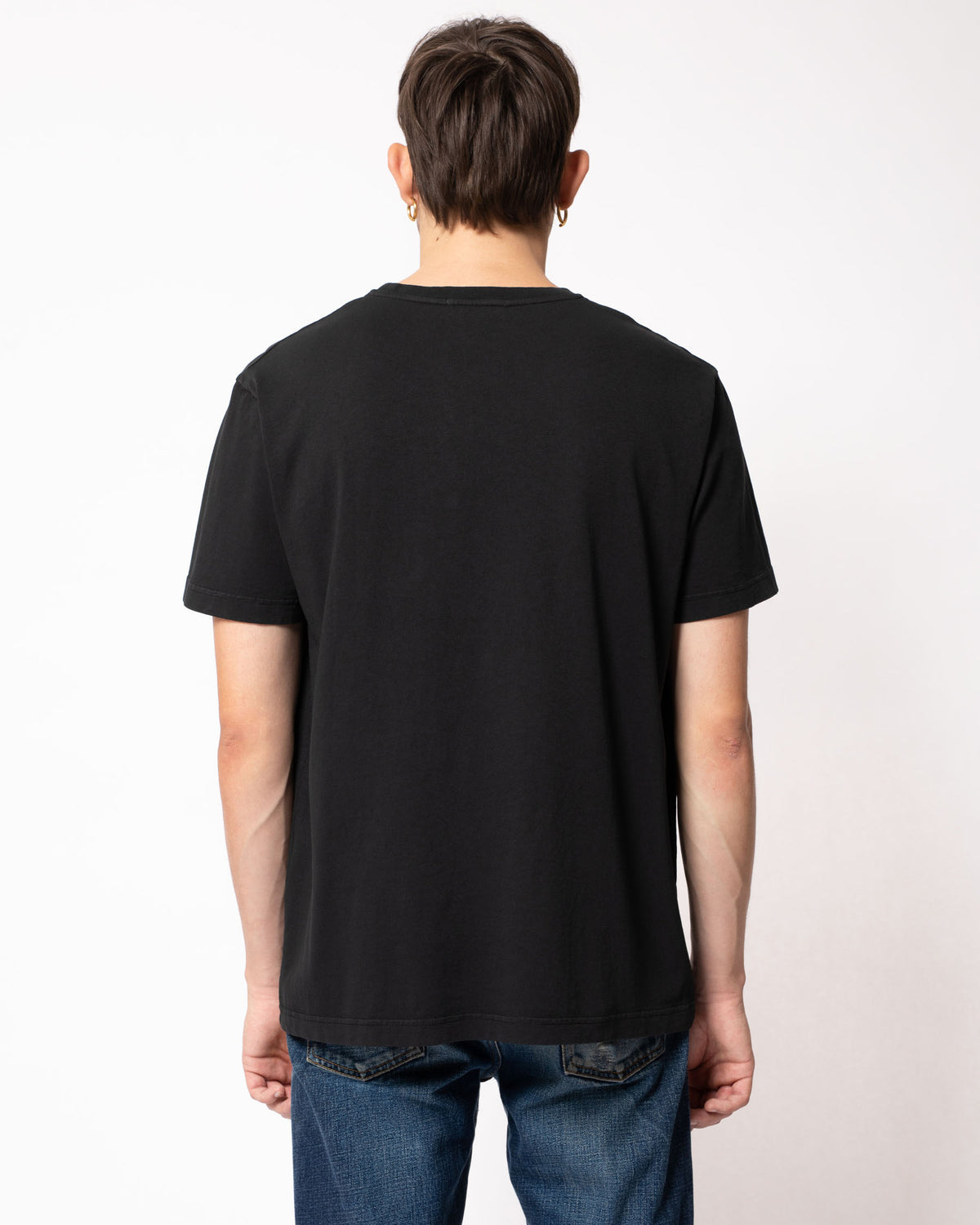 Nudie Jeans Uno Everyday Tee - Black | Nudie Jeans T Shirts | JEANSTORE