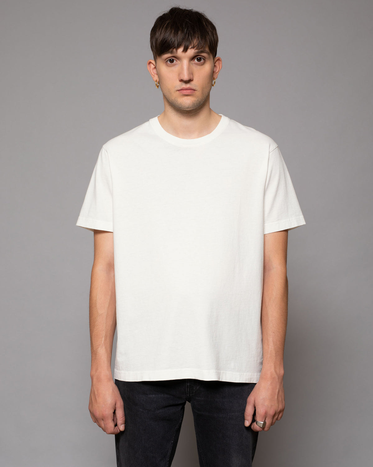 Nudie Jeans Uno Everyday Tee - Chalk White | Nudie Jeans T Shirts | JEANSTORE