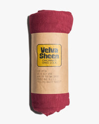 Velva Sheen Rolled L/S Regular Tee - Burgundy