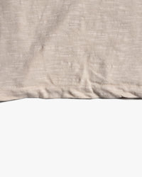 Velva Sheen Rolled L/S Regular Tee - Oatmilk | Velva Sheen T Shirts | JEANSTORE