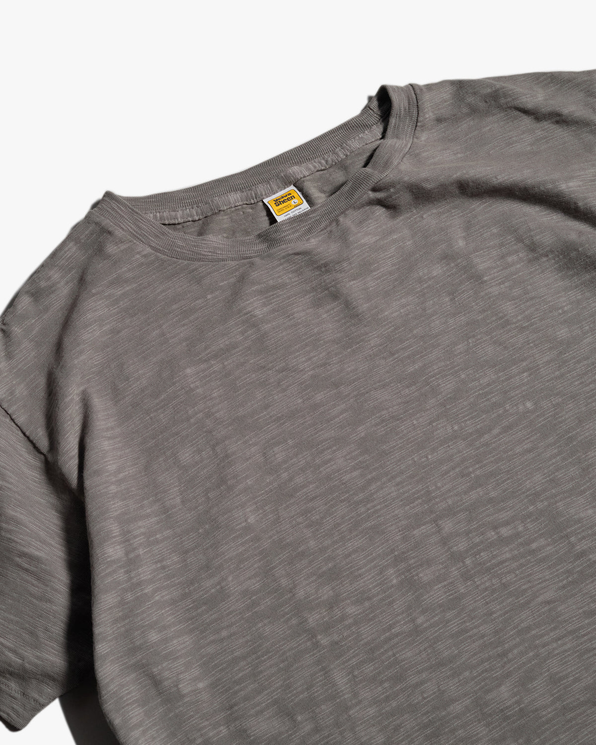 Velva Sheen Rolled S/S Regular Tee - Gunmetal