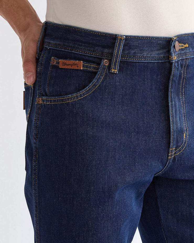 Wrangler Herren Texas Straight Jeans, Darkstone, 33W / 32L EU