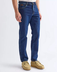 Wrangler Texas Stretch Authentic Straight Mens Jeans - Darkstone | Wrangler Jeans | JEANSTORE