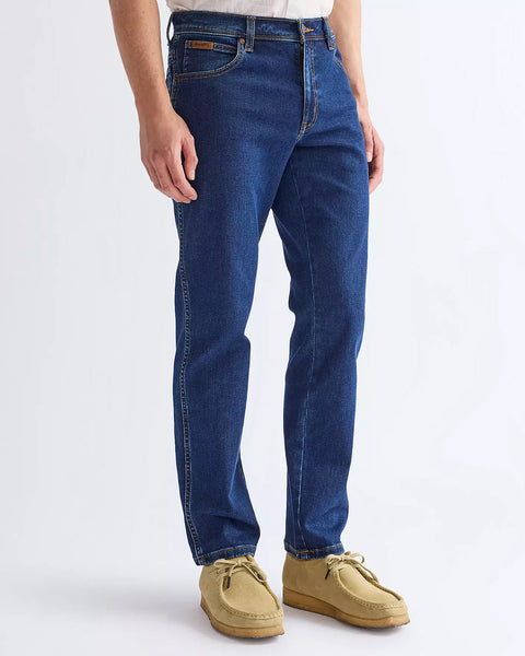 Wrangler Texas Stretch Original Fit Mens Jeans - Darkstone - Jeans