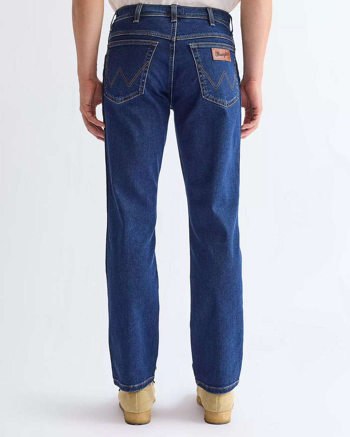 Wrangler Texas Stretch Authentic Straight Mens Jeans - Darkstone | Wrangler Jeans | JEANSTORE