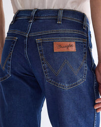 Wrangler Texas Stretch Authentic Straight Mens Jeans - Darkstone | Wrangler Jeans | JEANSTORE