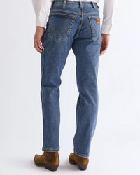 Wrangler Texas Stretch Authentic Straight Mens Jeans - Stonewash Blue | Wrangler Jeans | JEANSTORE