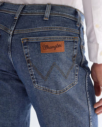 Wrangler Texas Stretch Authentic Straight Mens Jeans - Stonewash Blue | Wrangler Jeans | JEANSTORE