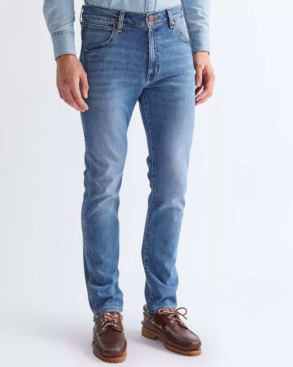 Wrangler Larston Slim Tapered Mens Jeans - New Favorite | Wrangler Jeans | JEANSTORE