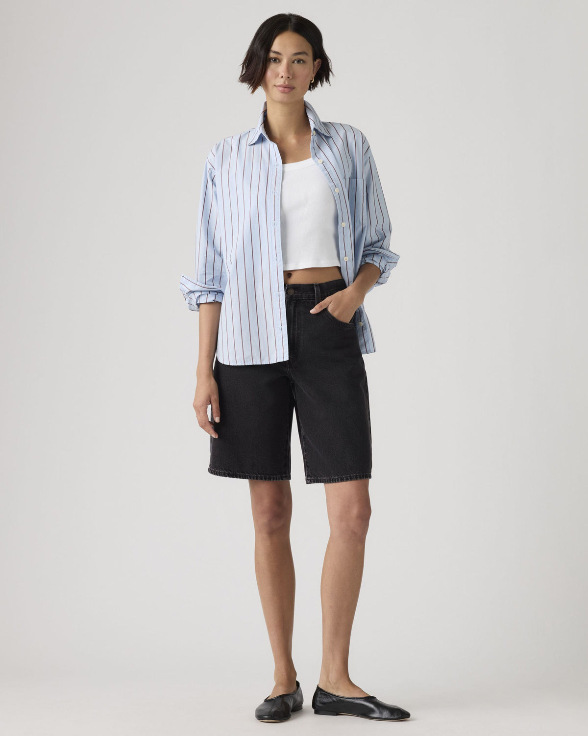Levi's® Womens Baggy Dad Loose Fit Jorts - Open Mind