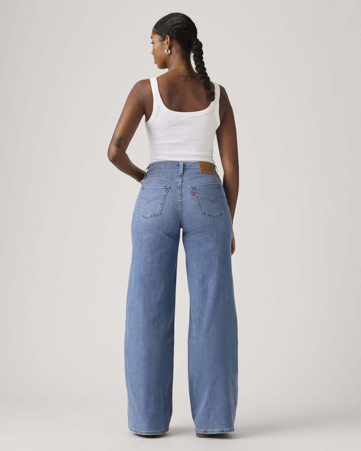 Levi's® Womens 728 High Rise Wide Leg Jeans - Cool Surf