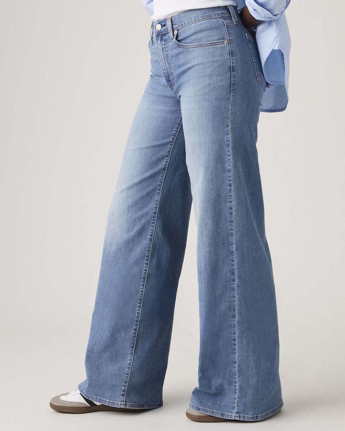 Levi's® Womens 728 High Rise Wide Leg Jeans - Cool Surf